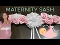 HOW TO MAKE A MATERNITY SASH HOW TO MAKE A SATIN RIBBON ROSE EASY LUZ VEGA