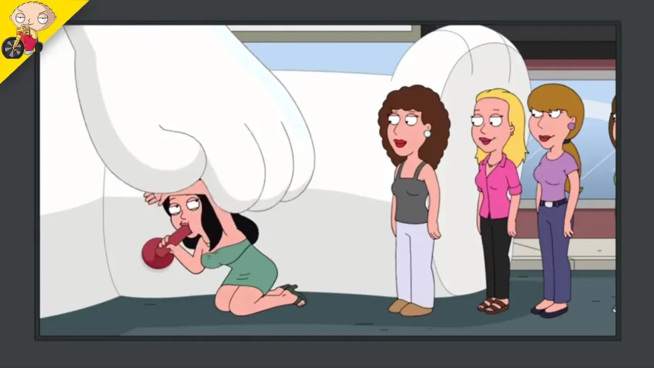 Brian gets a BJ from local girls Family Guy