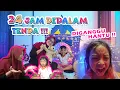 CHALLENGE LEIKA 24 JAM DI TENDA!! ADA HANTU!!