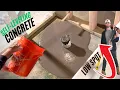 Self Leveling Concrete Underlayment Over Concrete Floor How to Level Uneven Concrete Floor - DIY
