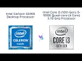 Intel Celeron G5905 vs Core i3 10th Gen i3-10105 Processor Comparison