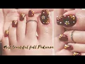 Fall Pedicure Toe Nail art Most Beautiful Toe Nails