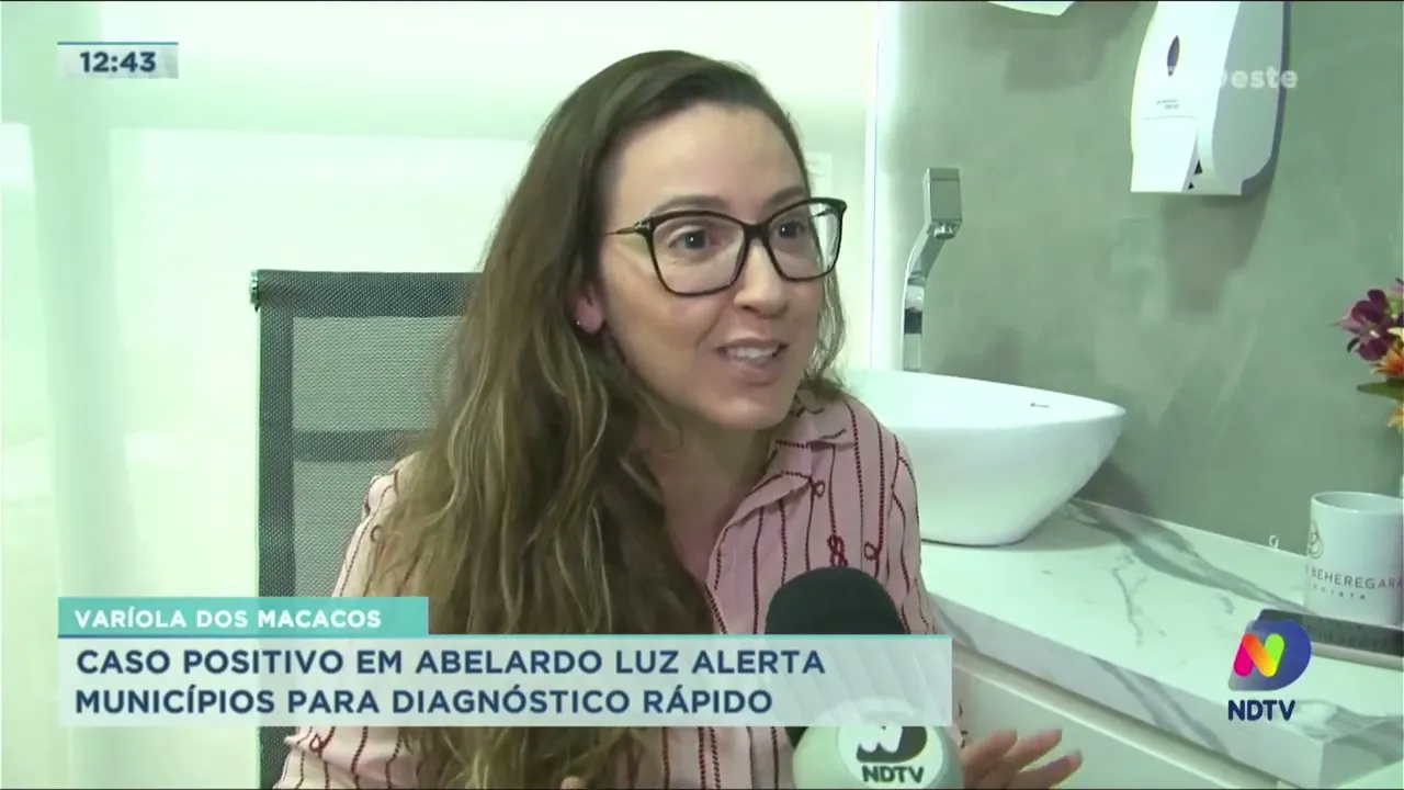 Varíola dos Macacos: caso positivo em Abelardo Luz alerta municípios para diagnóstico rápido