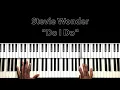 Stevie Wonder "Do I Do" Piano Tutorial