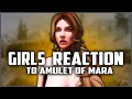 Skyrim The Girls Reaction to the Amulet of Mara