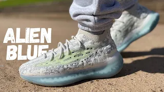 BEST COLOURWAY Yeezy 380 Alien Blue Review On Foot