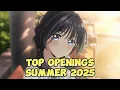 Download Lagu My top 30 anime openings of summer 2025