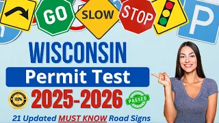 Wisconsin DMV Permit Practice Test 2026 21 Road Signs Quiz for the WisDot Written Test