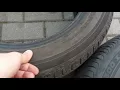 Bridgestone standard vs runflat tire sidewall