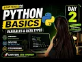 Python Se AI Tak Day 2 Variables and Data Types in Python Beginner Friendly