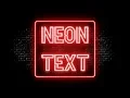 Realistic CSS Neon Text Effect Tutorial