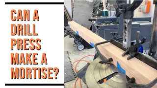Making A Mortise With A Drill Press 