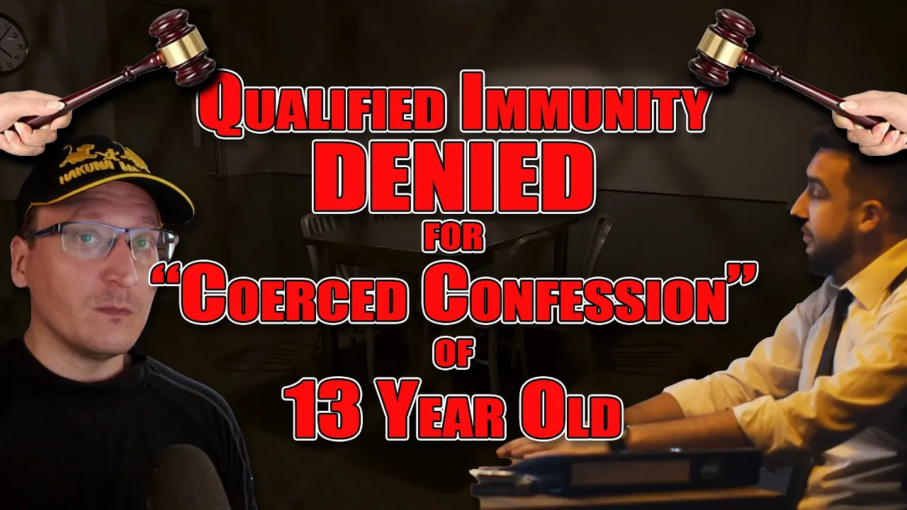 Qualified Immunity DENIED for "Coerced" False Confession of 13 year old Boy (Tobias v. Arteaga)