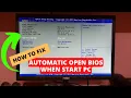 BIOS Automatically Open When You Start Your COMPUTER Stuck On BIOS PC Booting FIX
