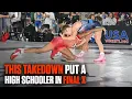 17-Year-Old Makes Finals X With INSANE Last Second Takedown