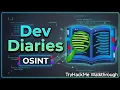 Dev Diaries OSINT Complete TryHackMe Walkthrough