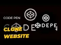 Code Pen Clone Website Design Using HTML CSS JavaScript