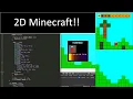Programming 2D Minecraft - Part 1 Making World Controls More