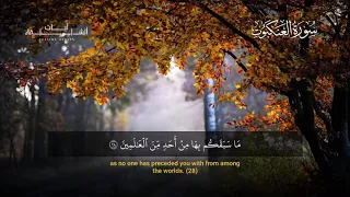 سورة العنكبوت للقارئ طارق محمد بصوت خاشع و جميل 