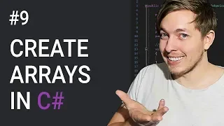 9 How To Create Arrays In C C Array Tutorial C Tutorial For Beginners C Sharp Tutorial