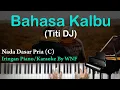 Download Lagu Titi DJ - Bahasa Kalbu Piano Karaoke Versi Pria + Chord C | Synthesia Piano