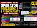 Java Full Course in Tamil 18 - Operator Precedence Associativity Interview Questions Tricks