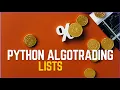 Python List Python Basics For Algorithmic Trading