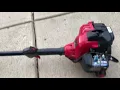 Troy Bilt Trimmer Start-Up