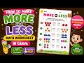 How to Make a More and Less Math Worksheet in Canva Kindergarten Worksheet Tutorial Printable PDF