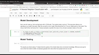 K-Nearest Neighbor Classification with Python