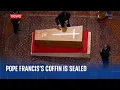 Download Lagu Pope Francis’s coffin is sealed in private ceremony ahead of funeral