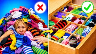 Genius Closet Organization & Folding Hacks That Save Space 👕