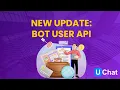 Managing your bot user data in the flow builder