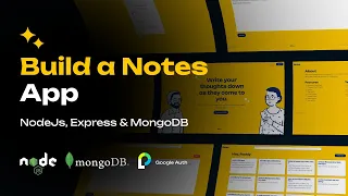 NodeJs Project - Build a Notes App using Express MongoDB Passport