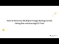 How to Remove Multiple Image Backgrounds Using the remove bg CLI Tool