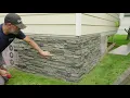 How to install faux stone mobile home skirting with DuraKwik Stone