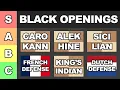 DOMINATE with Black: Opening Tier List