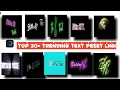 Download Lagu Top 30+🔥Alight Motion Text Animation Presets |AlightMotion Preset  30+ text presets|