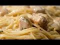 Pasta alfredo con pollo đ€€ Como hacer una DELICIOSA receta con spaghetti