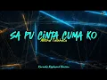 Download Lagu Karaoke SA PU CINTA CUMA KO (Mitha Talahatu) Lagu Timur | Nada Pria Versi Keyboard
