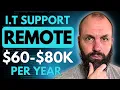 4 Entry-Level REMOTE IT Support JOBS Hiring Right Now 2025