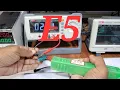 PEL DC inverter AC E5 error code