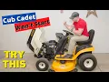 My cub cadet won t start try this before you take it to the shop