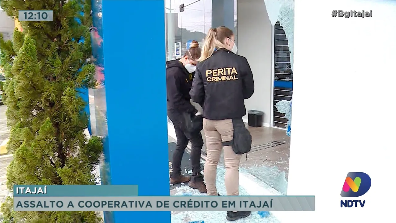 Cooperativa de crédito é assaltada em Itajaí