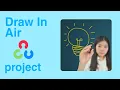openCV project Draw in Air full code github optical flow lukas python