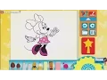 Minnie Mouse Color And Play Clup House Paint 3D Color Disney Junior Animated Coloring Book