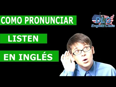 Download MP3 Como Pronunciar Listen En Inglés - How to pronounce listen?