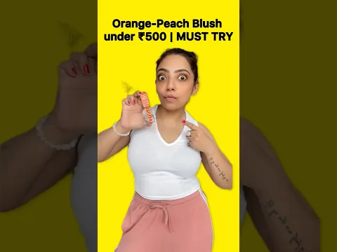 Must Try This Orange Peach Blush #trending #beauty #skincare #makeup #explore