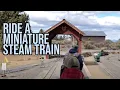 Ride behind a miniature live steam locomotive at huge club railroad in Bend Oregon Part 2