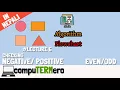 Flowchart to check and number Algorithm and Flowchart